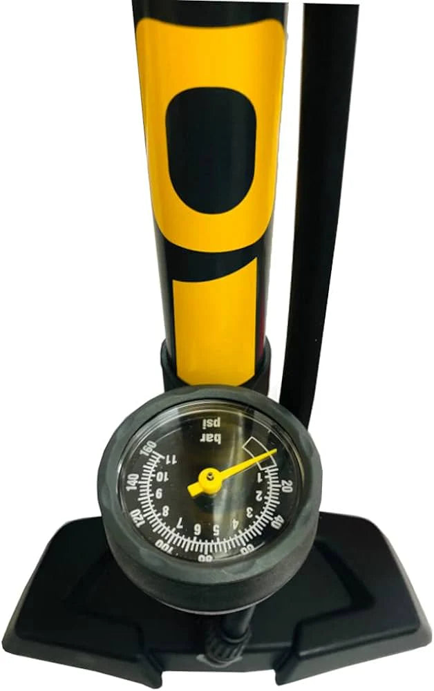 Flow Dual Floor Pump With Gauge